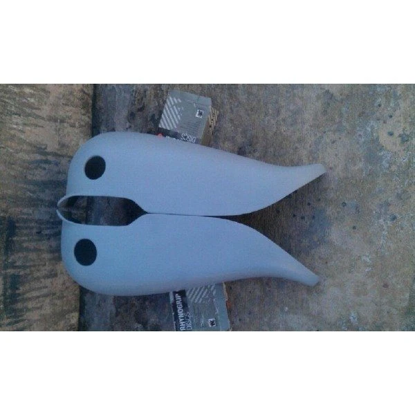 For Harley Davidson Road King Stretched Fiberglass Gas Tank Shroud Cover Bagger Foto 3 de 4