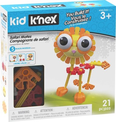 Safari Mates-Baukasten, Kid K'NEX, Basic Fun, 85613, Bastelset für K (US IMPORT)