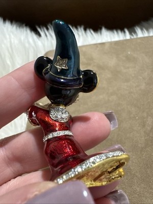 Disney Arribas Brothers Swarovski® Crystal Sorcerer Mickey Jeweled