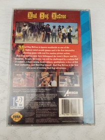 Mad Dog McCree (Sega CD, 1993) No Manual