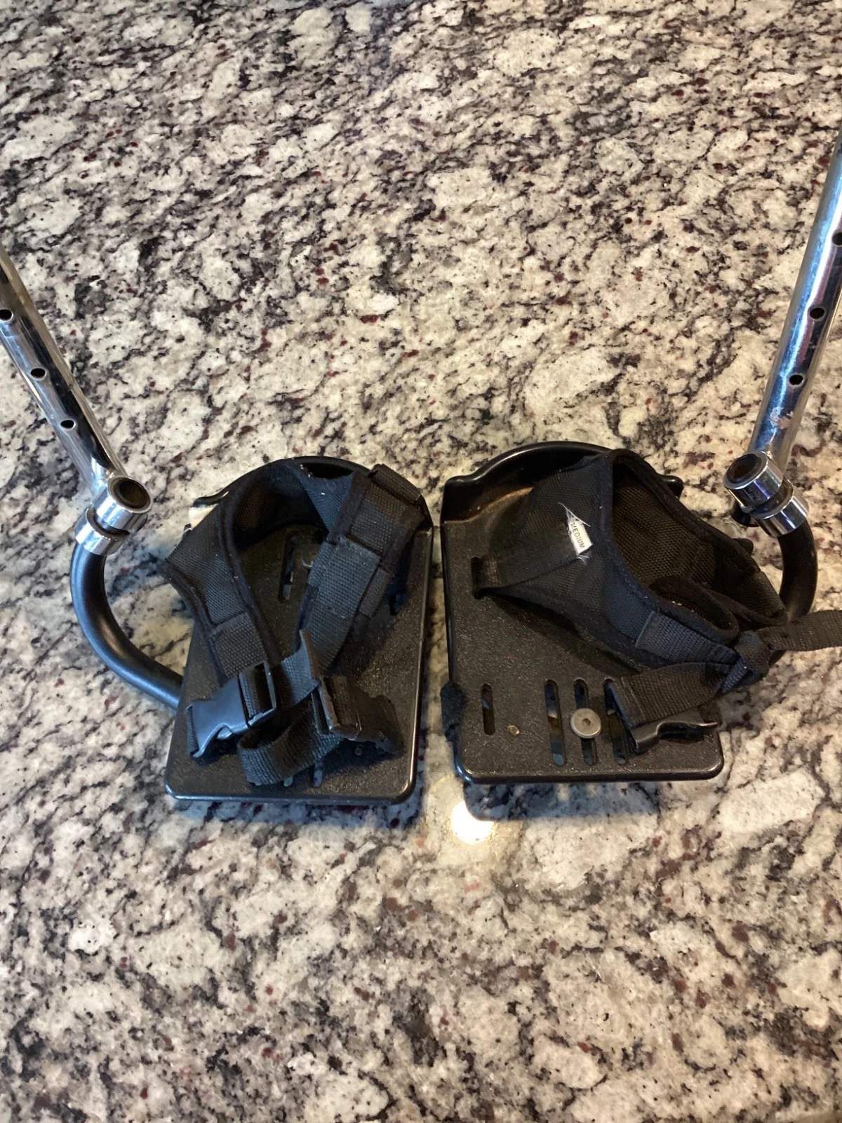 convaid stroller footrests right and left read description