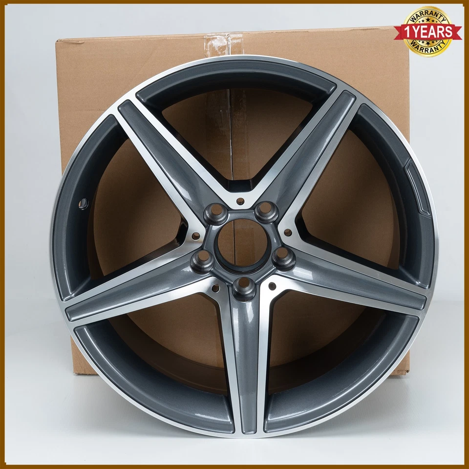 Высококачественные колесные диски для Mercedes Benz C300 E350 C43 AMG 18x8,5 дюйма 1994-24 годов выпуска - Изображение 3 из 4