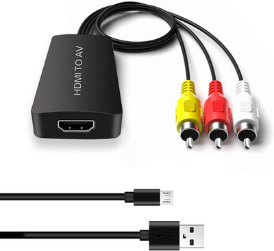 HDMI to RCA Converter Adapter HDMI to Older TV Adapter for TV, Roku