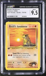 Brock's Sandshrew 72/132 Gym Heroes 1st Edition