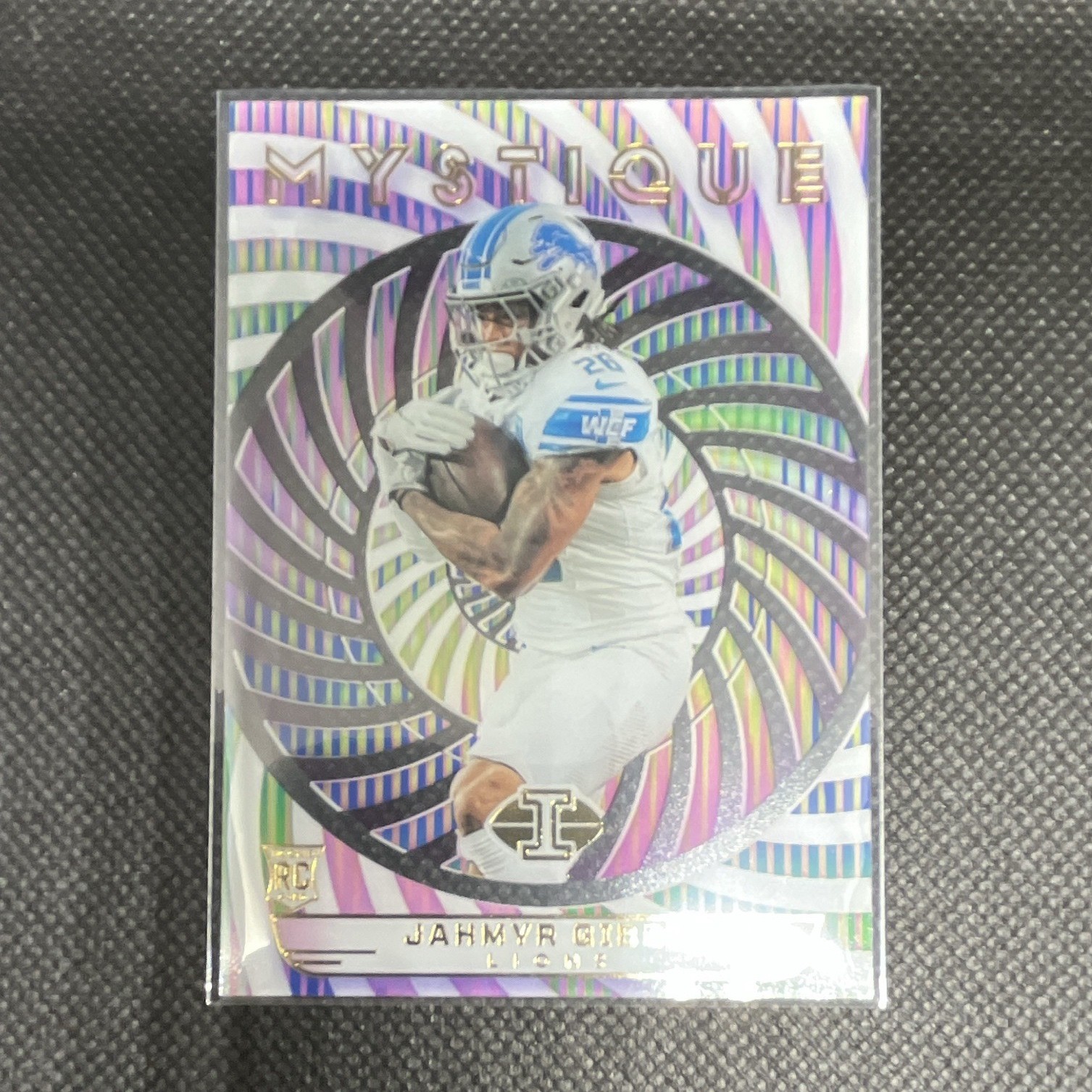 Jahmyr Gibbs Panini Illusions Mystique #12 Base
