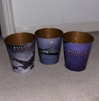 Cineworld Avatar Fire and Ash Metal Popcorn Bucket Tin - BRAND NEW + FAST SHIP  