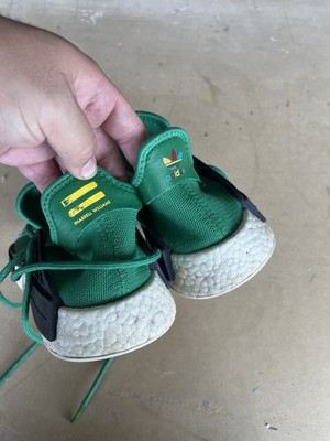 Men's Size ADIDAS NMD R1 Human Race x Pharrell HU Green Athletic