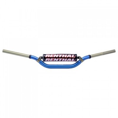 Renthal Twinwall 1 1/8'' Handlebar CR High Bend (#918) Blue 918-01-BU-02-184 for