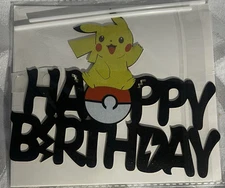 Pokemon Pikachu Cake Topper