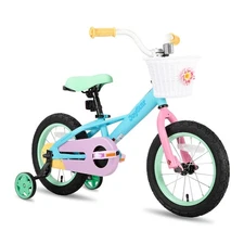 14 Inch Kids Bike for 3-5 Years Girls 14" Toddler Girl Bicycle with Training ...