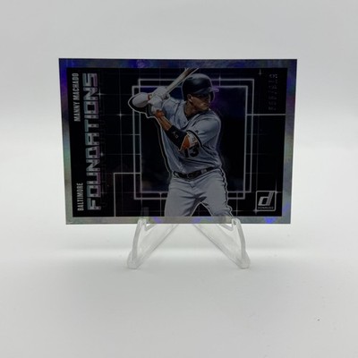 Manny Machado 2018 Donruss #F3 Foundations #/999 Baltimore Orioles