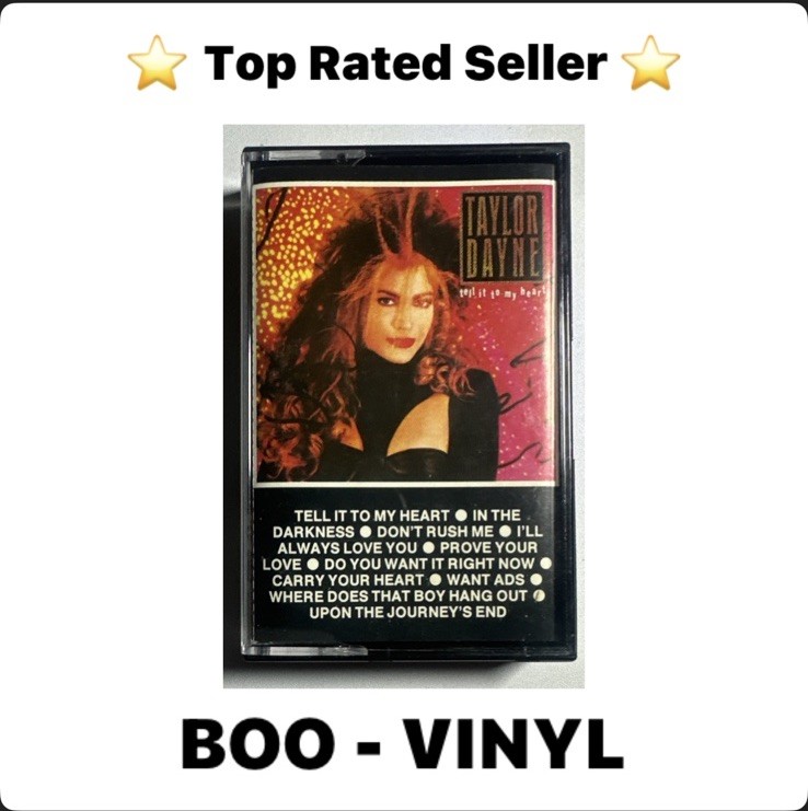 Taylor Dayne Tell It To My Heart Cassette Tape Album EX / EX Condition