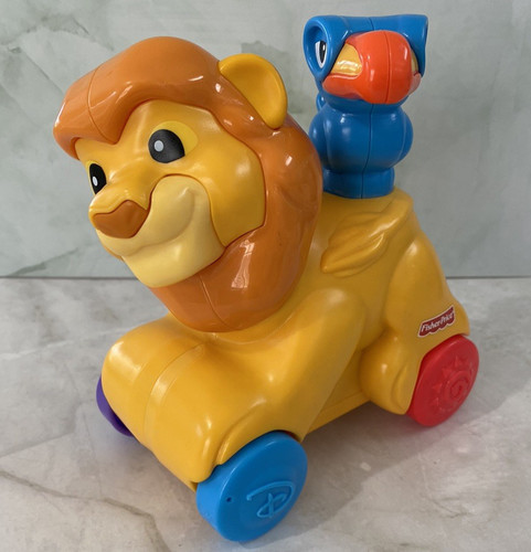 Fisher Price Disney Lion King Mufasa Simba Zazu Rolling Musical Sounds Play Toy