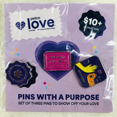 Petco Animal Lover Pin Set - Spread the Love