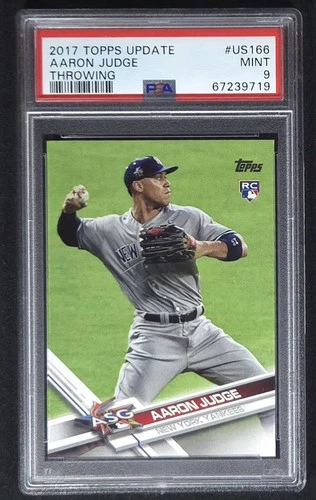 2017 Topps Update Aaron Judge Rookie Throwing Variation PSA 9 MINT 👀🔥