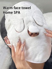 Reusable Hot/Cold Facial Compress Mask Moisturizing Steaming Face Towel For Home