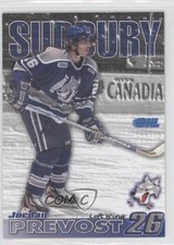 2003-04 Action Cards Sudbury Wolves Jordan Prevost #26 9jq