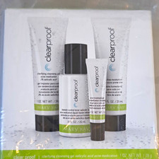 Mary Kay Clearproof Salicylic Acid Acne Set Cleanser Toner Moisturizer