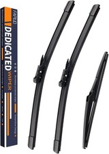 282812 Front Rear Wiper Blades Fit For 2012-2018 Ford Focus 3pcs