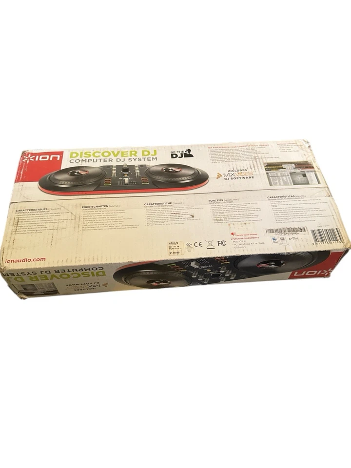 Sistema informático Ion Discover DJ Discovery PC Mac USB caja abierta nuevo en caja Foto 2 de 4