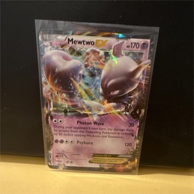 Pokémon Mewtwo EX Ultra Rare Holo 61/162 Breakthrough Photon Wave Psyburn Card