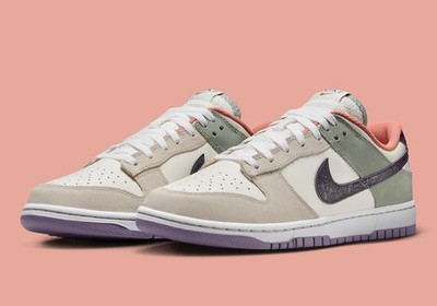 Nike Dunk Low NOLA Men's Cream Sports Sneaker Shoe HV5750-133 Mens Size 10.5 NEW