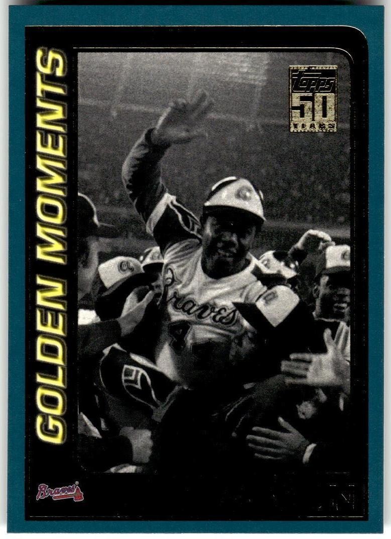 2001 Topps #385 Hank Aaron