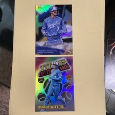 2026 Topps Series 1 Bobby Witt Jr. 2 card lot Titans of the game & Stars of MLB