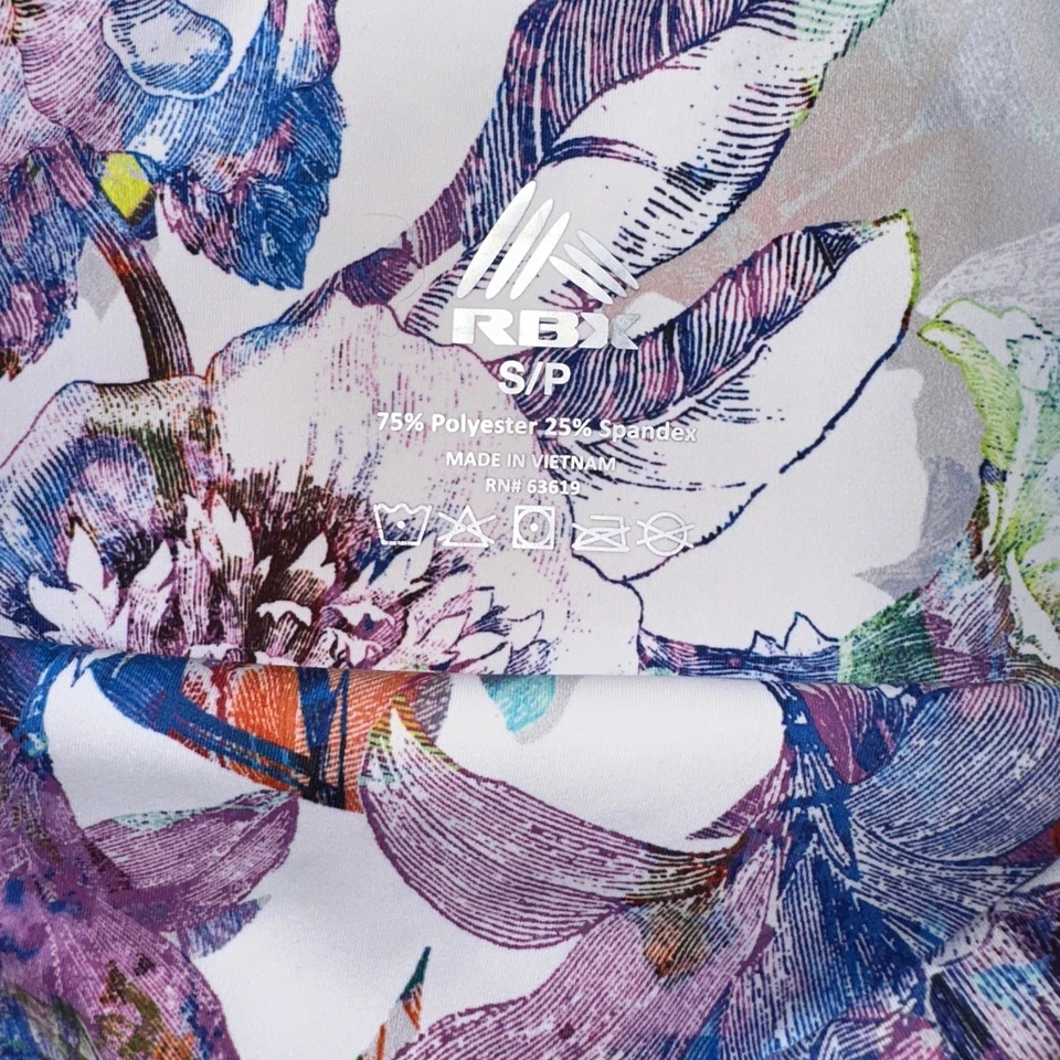 RBX 花卉印花高腰运动休闲打底裤 S 码 — 第 4/4 张图片