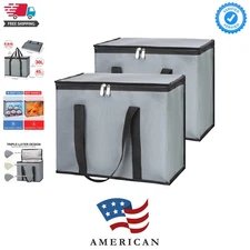 Collapsible Insulated Cooler Bag - 30L Capacity for Catering & Delivery