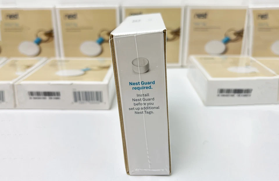 Lot of 10 Brand New Nest H13000ES Tag The Easiest Way to Arm and Disarm White - Image 4 of 4