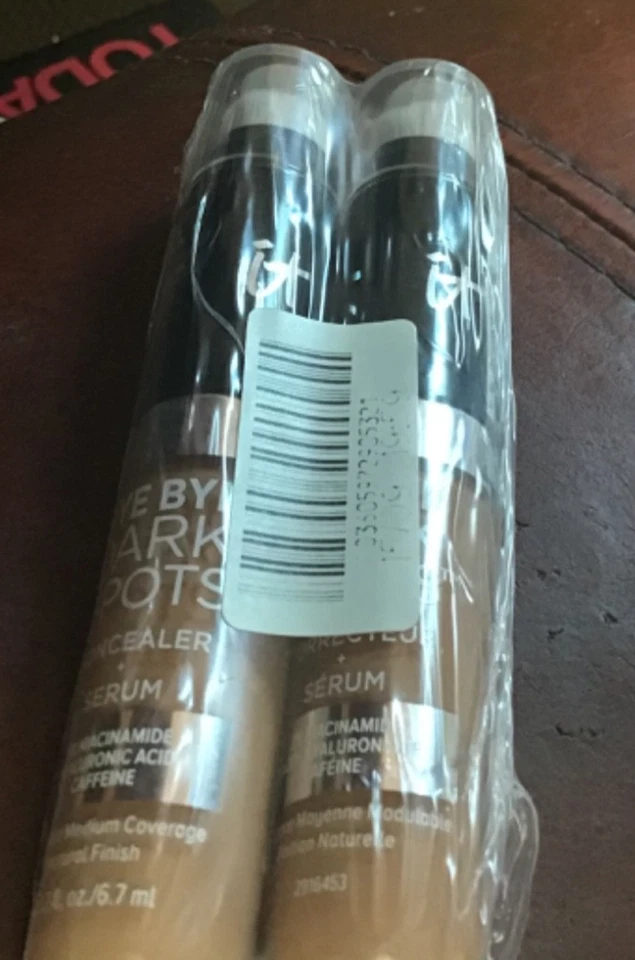 NEW IT Cosmetics Viral Bye Bye Dark Spots Concealer Serum x 2 Tan Cool 40! - Image 2 of 2
