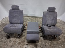1997 Dodge Ram 1500 Grey Cloth Manual Drivercenterpassenger Front Seat Set 1997 Dodge Ram 1500 Grey Cloth Manual Drivercenterpassenger Front Seat Set