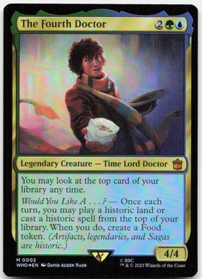 The Fourth Doctor 2 NM Universes Beyond: Doctor Who Mythic Magic: The Gathering