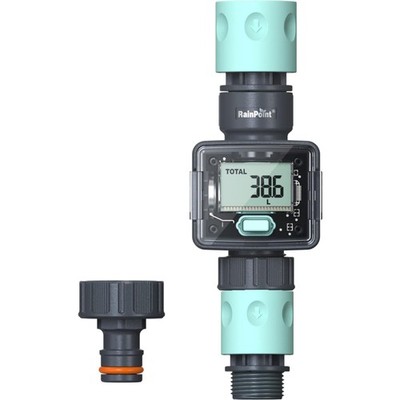 Wasserzähler Garten Wasseruhr 4 Modi Verbrauchsanzeige Wassermengenzähler Ans...