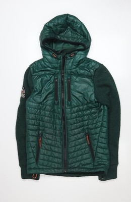 Grüne Steppjacke Herren UK Größe S von Superdry