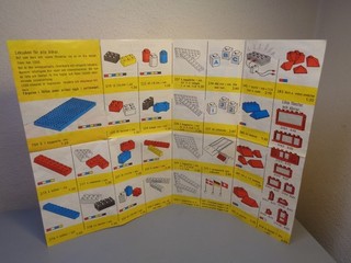 LEGO SYSTEM DENMARK VINTAGE 1950'S FOLDER / PRICELIST SWEDISH ULTRA RARE NMINT