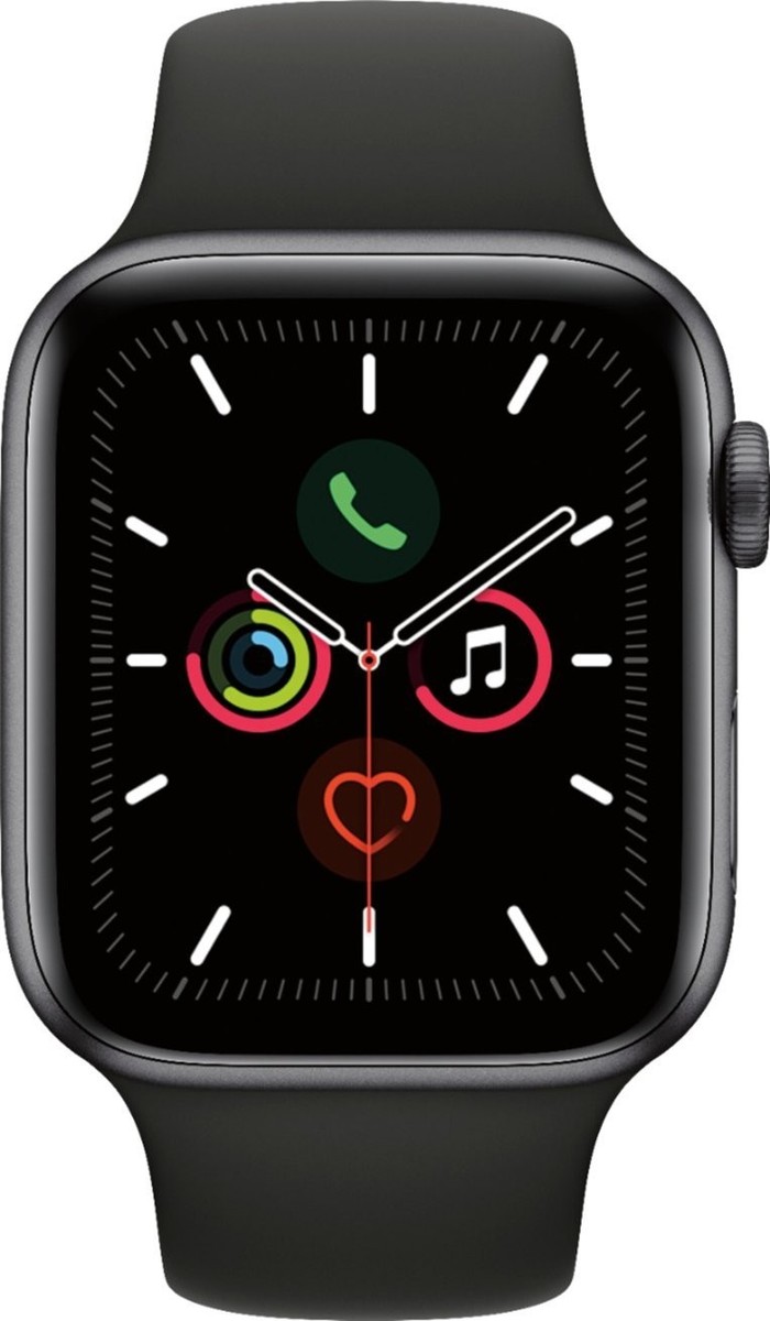 Apple Watch Series 5 GPS+LTE w/ 44MM Space Gray Aluminum Case