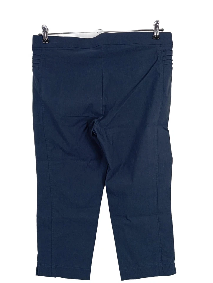 C&A Pantalón tobillero Mujeres Pantalón Talla EU 44 azul look casual - Imagen 2 de 4