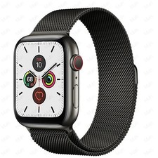For Apple Watch 10 9 8 7 6 5 4 3 2 1 Mesh Stainless Steel iWatch Band Loop Strap