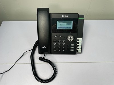 Htek UC803P Enterprise IP Phone VoIP SIP Office Desk Phone Complete Box