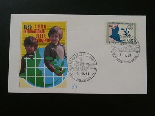 international year of youth FDC Italy 1985