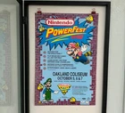 Nintendo  PowerFest World Championships 1990 Poster NWC NES VTG Mario Super Rare