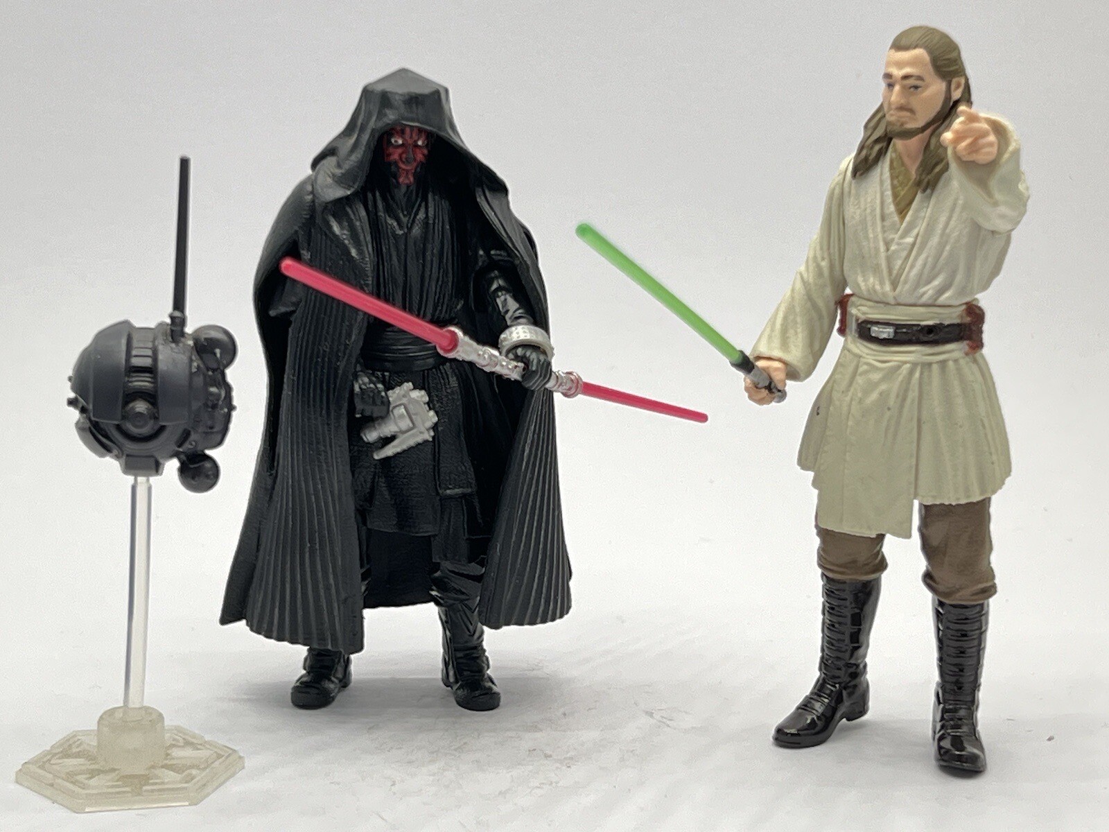 Star Wars Darth Maul & Qui-Gon Jinn Force Link 2.0 Hasbro 3.