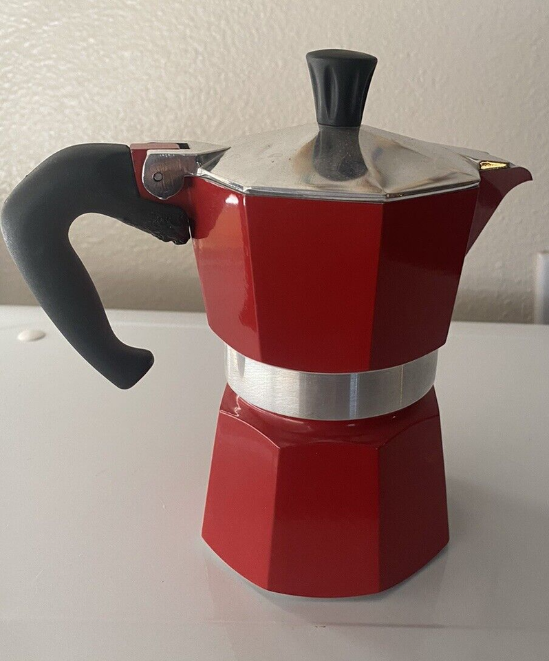 Bialetta Moka Color Express Pot Made in Italy Aluminum 1 Cup Coffee