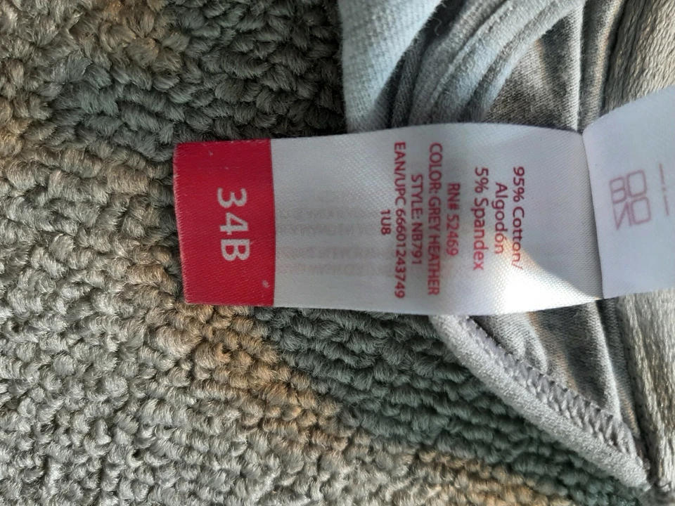 Sujetador acolchado No Boundaries 34 B gris No Bo para mujer Foto 3 de 4