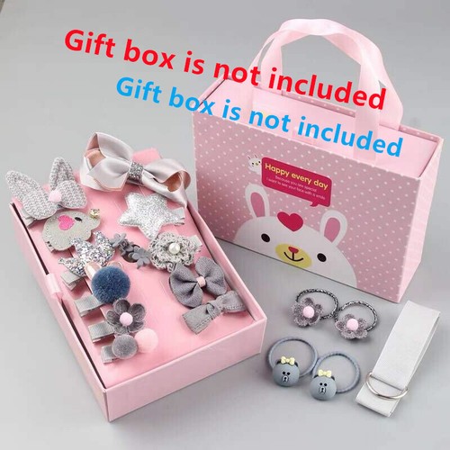 New Girls Bow Knot Hair Clip Hairband Baby Hair Barrette Hairpin Party Gift Set - Picture 11 of 20