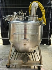 NATL BD CO 316L SS SAINLESS STEEL 800 LITER KETTLE MIXING TANK OR AGITATOR #6