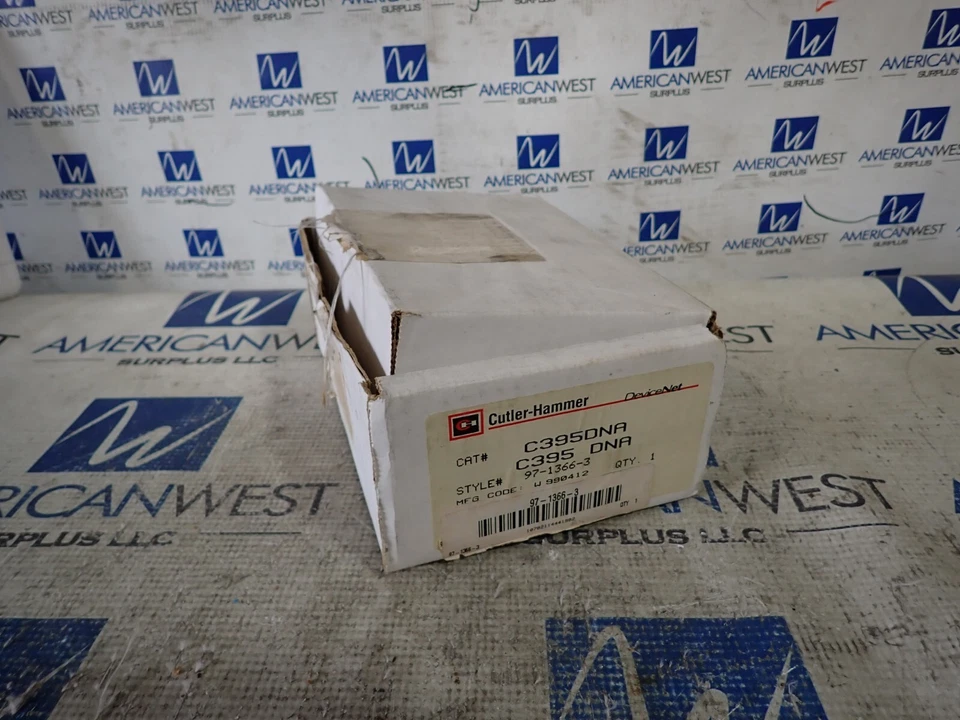 New Cutler Hammer DeviceNet Overload Relay C395DNA model A 24VDC 100 in Stock - Image 2 of 4