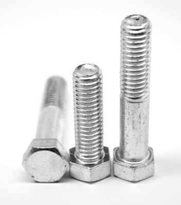 M8 x 1.25 x 30 MM Coarse DIN 931 Class 8.8 Hex Cap Screw (Bolt) Zinc